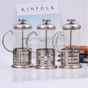 Théière à estampe française, bouilloire, cafetière expresso, presse à thé, théière en verre avec poignée, théière en acier inoxydable - Product Image 3