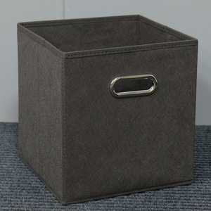 홈 주최자 패브릭 보관함 접이식 스토리지 주최자 큐브 빈 듀얼 핸들 - Product Image 2