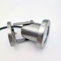 Éclairage pour Fontaines d'Eau 24V en Acier Inoxydable IP68 Étanche, Projecteur LED Dimmable pour Piscine, Lumières Subaquatiques pour Fontaines de Jardin
