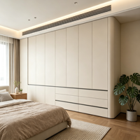 Armoire de chambre de luxe sur mesure de haute qualité avec tiroirs pour la rénovation résidentielle haut de gamme