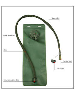 Nước chiến thuật hydrat hóa gói Ba lô Cổ Phiếu cho du lịch ngoài trời Đi Bộ Đường Dài Oxford Chất liệu dây kéo đóng cửa polyester bao gồm bàng quang - Product Image 2