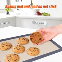 Alas Panggang Silikon, Cocok untuk Ukuran Loyang, Anti Lengket, Aman untuk Makanan, Aman untuk Oven, Aman untuk Mesin Cuci Piring