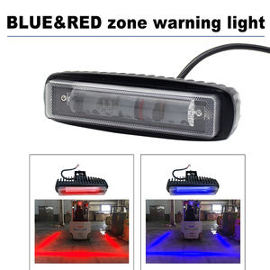 Luz de advertencia para montajes laterales de carretilla elevadora, barra de luz de trabajo de 10-80V, luz de seguridad para uso en zona roja o azul - Product Image 2