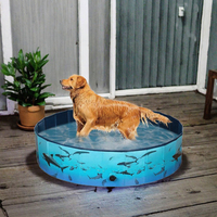 Mart Outdoor PVC Kinder-Spa-Pool Faltbar Tragbar Rund 80cm 120cm 160cm