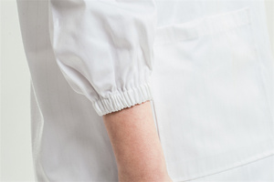 Boutons personnalisés blanc coton polyester blouse d'hôpital blouse de laboratoire - Product Image 4