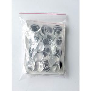 Pujiang Fábrica Barata Cúpula Transparente Cristal De Vidro Em Branco Sublimação Geladeira Ímã De Borracha Em Branco Foto Do Refrigerador Ímãs - Product Image 5