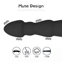 Vibromasseur anal télécommandé 2026, 10 modes, 100 % étanche, rechargeable USB, en silicone, pour masturbation féminine et stimulation du point G