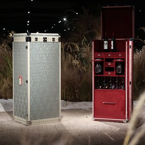 Modern Luxury Copper Wire Woven Wine Cabinet Foldable <strong>Decorative</strong> Storage <strong>Lockers</strong> for Dining Bedroom Office for Apartment - Product Image 1