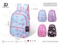 <b>Student</b> <b>Backpack</b> 15 Inches Cartoon Pattern Lightweight Physiological Curve Back School Use Unisex Fashion Style Polyester - Product Image 1