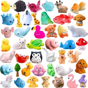 Figuras de Animales en Miniatura, Accesorios para Casa de Muñecas, Lindas Figuras Pequeñas, Decoraciones de Jardín, Estatuas de Resina - Product Image 1