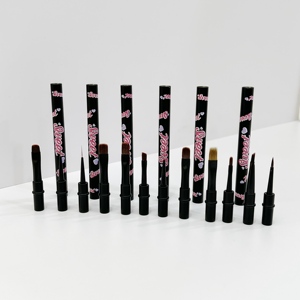 Double Head Nail Art Brush One Pen Dual Purpose Metal Pen Holder Custom Logo Professional Salon Manicure Brush <b>Set</b> - Product Image 6