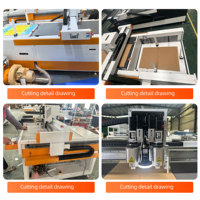 Machine de découpe à plat numérique CNC automatique à deux lames, à découpe vibrante de contour, pour autocollants magnétiques adhésifs 3M et DTF, avec pompe et moteur