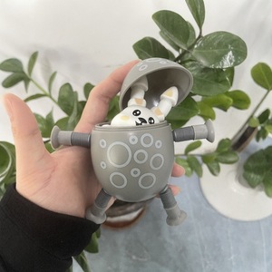 Divertido Huevo Telescópico con Ventosa y Juguete Antiestrés de Conejo, Rompecabezas con Animales, Combo Divertido, Regalo para Niños - Product Image 6