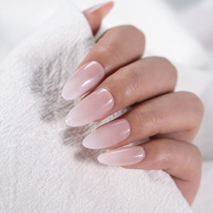 In magazzino 32 pz Gel morbido di alta qualità a mandorla corta argento <span class=keywords><strong>nero</strong></span> linea vortice su unghie Set unghie finte da <span class=keywords><strong>donna</strong></span> - Product Image 5