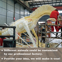 Carnotaurus tema parkı robotik Jurassic Dino dünya otomatik gerçekçi dinozor kostüm Animatronic modeli açık havada 1 adet CN;ZHE
