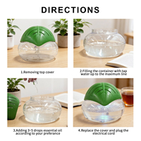 Diffuseurs d'arômes électriques portables en plastique écologiques à ions négatifs pour la maison, la chambre et l'hôtel avec LED