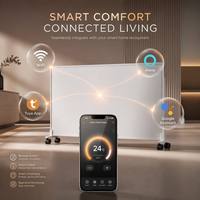 Chauffage Radiant au Plafond Autonome en Cristal de Carbone, Vente en Gros, Télécommande, Protection Contre la Surchauffe, Étanche, Contrôle de la Température