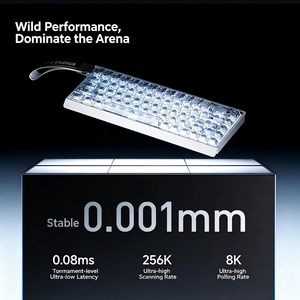 Clavier filaire à interrupteurs magnétiques MCHOSE ACE 68 V2 65% à déclenchement rapide avec actionnement réglable de 0,001 mm, RGB 8KHz pour le <span class=keywords><strong>gaming</strong></span> e-sport - Product Image 4