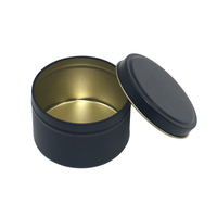 Haut de gamme Mini Portable petite boîte à thé ronde en étain LOGO personnalisé impression café peut métal peut