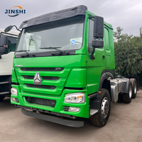 Camion tracteur d'occasion SINOTRUK HOWO NX 6X4 LHD pour le marché africain, 371HP 400HP, moteur Weichai Euro2, boîte manuelle, 50T+, remorque tracteur poids lourd