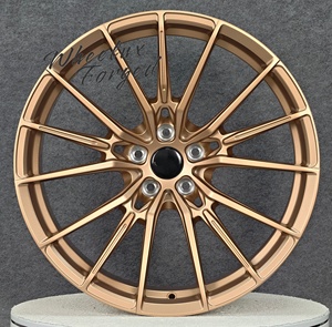 Jantes en alliage forgé personnalisées de 18, 19, 20 et 21 pouces, 5x112, bronze, pour <span class=keywords><strong>Audi</strong></span> <span class=keywords><strong>A3</strong></span> A4 A6 A7 A8 Q5 S5, jantes sport performance - Product Image 4