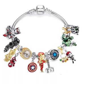 Bijoux de mode 2025, nouveaux bracelets de créateurs, personnages de dessins animés <span class=keywords><strong>Marvel</strong></span>, bracelet à breloques pour filles - Product Image 3
