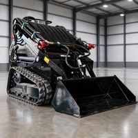 Kostenloser Versand: Mini-Kompaktlader mit Forstmulcher und Rasenmäher – Rad-/Raupenantrieb, leichtgewichtig, inklusive Motor, einfach zu bedienen