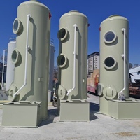 Colonne de purification des gaz FRP en gros, épurateurs de gaz, colonne d'absorption de gaz pour l'industrie chimique, tour d'épurateur H2S