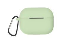 Casing Earbud Nirkabel Silikon Lembut dengan Carabiner, Pelindung Anti Benturan untuk Airpods Pro 2 3 4