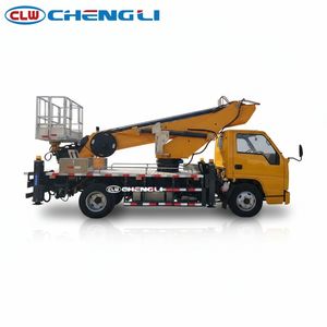 รถบรรทุกติดตั้งกระเช้ายกของ JMC 4x2 28 เมตร พร้อมบูมยกแบบตรง - Product Image 4