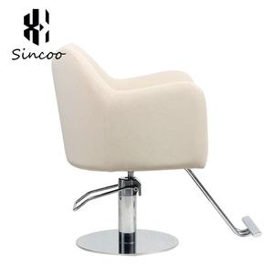 Sillón de Barbería Giratorio Moderno de Alta Gama, Silla de Estilismo Profesional con Discos Electrochapados, Silla para Salón de Belleza - Product Image 3