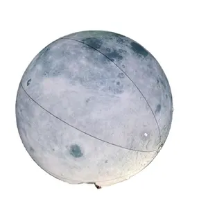 3米充气led灯充气月形广告气球