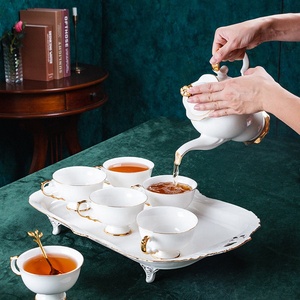 Hot Selling European Style White Luxury Phnom Penh Afternoon <b>Tea</b> Ceramic <b>Coffee</b> <b>Set</b> - Product Image 3