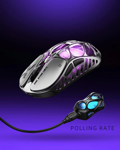 Ratón Inalámbrico para Juegos GravaStar Mercury X Pro RGB, Sensor PAW3950, 32000 DPI, Frecuencia de Actualización de 8000 Hz, Ultraligero de 49 g - Product Image 6