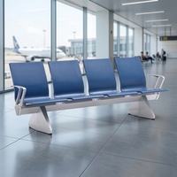 Chaises d'attente d'hôpital de poutre de forme de diamant de triangle à vendre