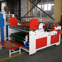 Machine à plier et à coller les boîtes en carton de type semi-automatique à pression/machine à plier et à coller