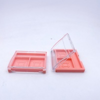 Palette de fard à paupières de luxe en plastique, transparent et vide, étui de téléphone magnétique