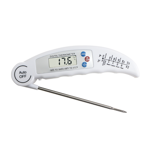 Thermomètre alimentaire pliable professionnel personnalisé avec écran LCD à réponse rapide (0,6 seconde) pour grillades, cuisine et cuisson - Product Image 2