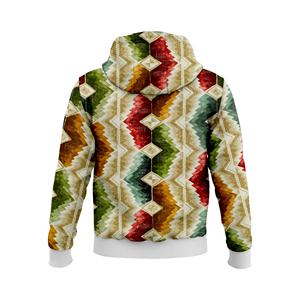 Sweats à capuche à sublimation multicolore pour unisexe avec logos personnalisés et style Sweat à capuche respirant - Product Image 2