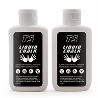 Livraison rapide logo personnalisé 50ml 250ml noir blanc sec mains poteau poignée liquide haltérophilie craie de gymnastique pour l'escalade