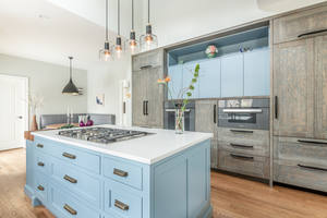 Armoire <span class=keywords><strong>de</strong></span> <span class=keywords><strong>cuisine</strong></span> moderne en bois <span class=keywords><strong>de</strong></span> couleur personnalisée avec <span class=keywords><strong>plan</strong></span> <span class=keywords><strong>de</strong></span> <span class=keywords><strong>travail</strong></span> en marbre - Product Image 6