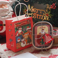 Weihnachtlich Geformte Sojawachs-Duftkerzen Geschenkset Santa Schneemann Lebkuchenmann Dekorative Kerzen für Weihnachten Feiertagsparty
