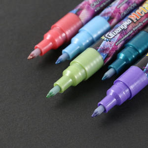 Pennarelli per pennarelli metallici con <span class=keywords><strong>punta</strong></span> Extra <span class=keywords><strong>fine</strong></span> da 0.7mm per pittura su roccia - Product Image 4