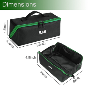 OEM/ODM Waterproof Zipper <b>Tool</b> <b>Pouch</b> 10inch Wide Open Mouth High-Capacity 32lb Multi-Compartment Padded Handle Shoulder <b>Tool</b> Bag - Product Image 4