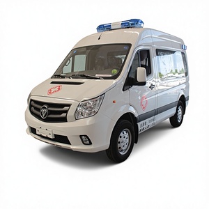 Véhicule d'ambulance médicale de secours professionnel léger Foton Diesel Blue Plate, véhicule de transfert de patients, fourgon 4X2 LHD 150 CV - Product Image 1