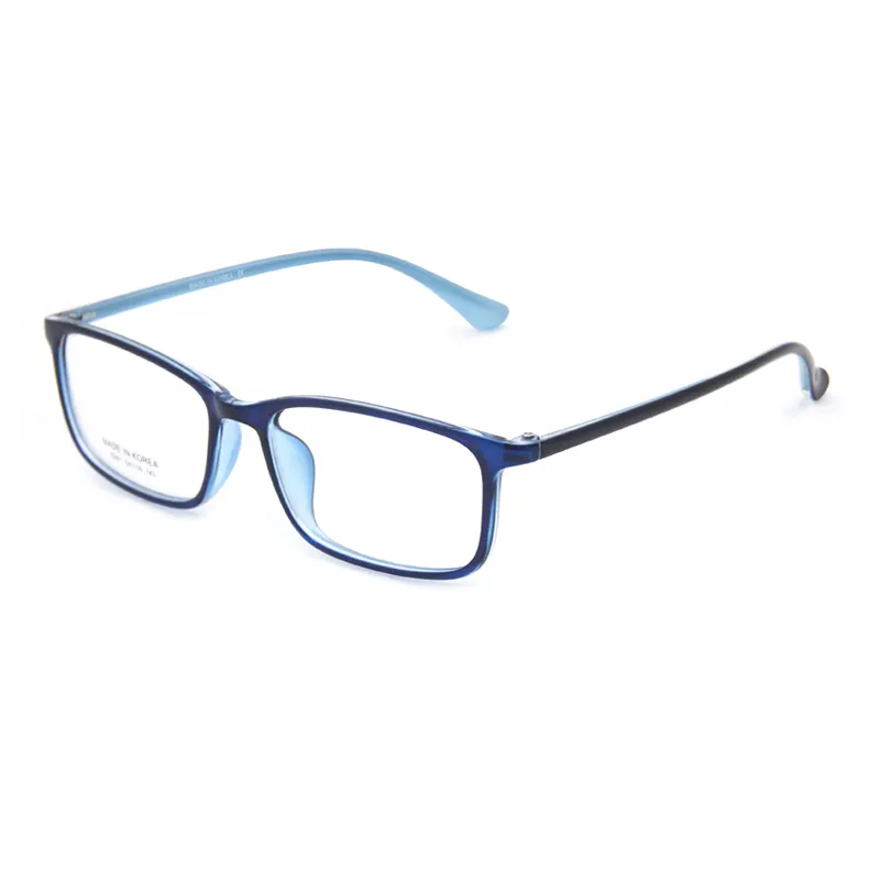 유럽 미국 새로운 스타일 EMS tr90 안경 프레임 블루 사각형 안경 프레임 광학 여성