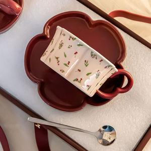 Tasses à café en porcelaine Cadeaux de pendaison de crémaillère pour couple de femmes, cadeaux pour la première maison, nouvelles idées de cadeaux pour la maison - Product Image 5