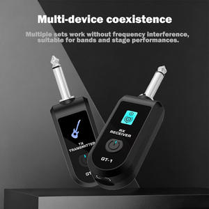 Sistema de Transmisor y Receptor Inalámbrico <span class=keywords><strong>para</strong></span> Guitarra VOXFULL GT1 2.4G <span class=keywords><strong>para</strong></span> Guitarra Eléctrica, <span class=keywords><strong>Bajo</strong></span> e Instrumentos de Viento - Product Image 3