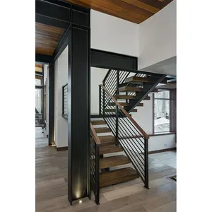 Blh-7 modische moderne Stahl treppe Design Moderno Design De Escadas De Aco Weiß Beige Marmor Treppe Treppenstufe