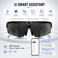 Lunettes intelligentes W640 prenant en charge les appels sans fil et l'assistant vocal ; compatibles Android/iOS ; traduction en temps réel, prise en charge des photos/vidéos.